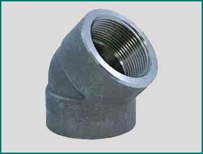 Duplex steel Forged 45° Screwed Threaded Elbow