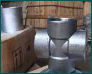 Duplex Steel Forged Screwed Threaded Equal cross